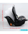 Car seat Cybex Aton M I-size (deep black)