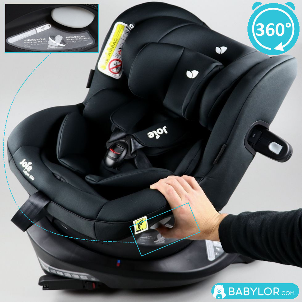 Car seat Joie I-Spin 360 (coral)