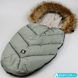 Winter cover Moose Cottonmoose for stroller (jungle green)