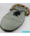 Winter cover Moose Cottonmoose for stroller (jungle green)