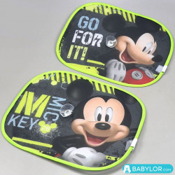 Pares-soleil voiture Disney Mickey go for it